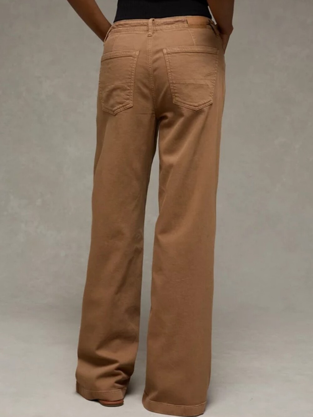 American Eagle Dreamy Drape Stretch Low Rise Ultra Wide Leg Pants - Picture 3 of 11